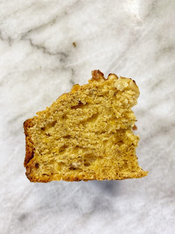 Sweet plantain bread crumb